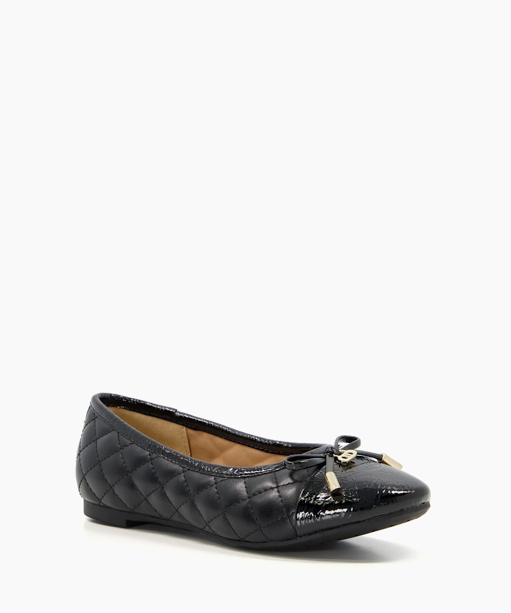 Dune black ballet pumps hotsell