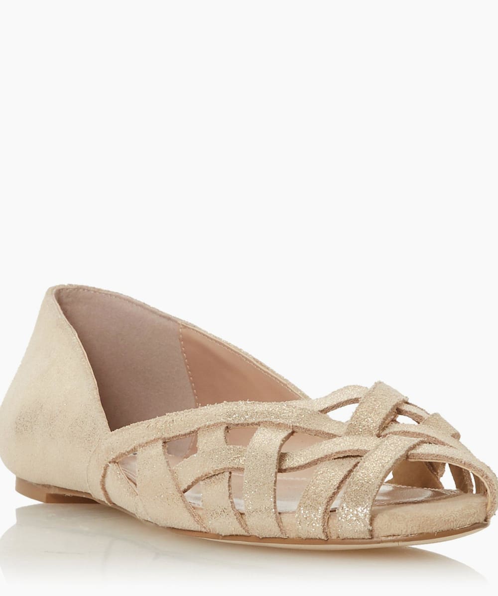 Peep toe cheap ballerina