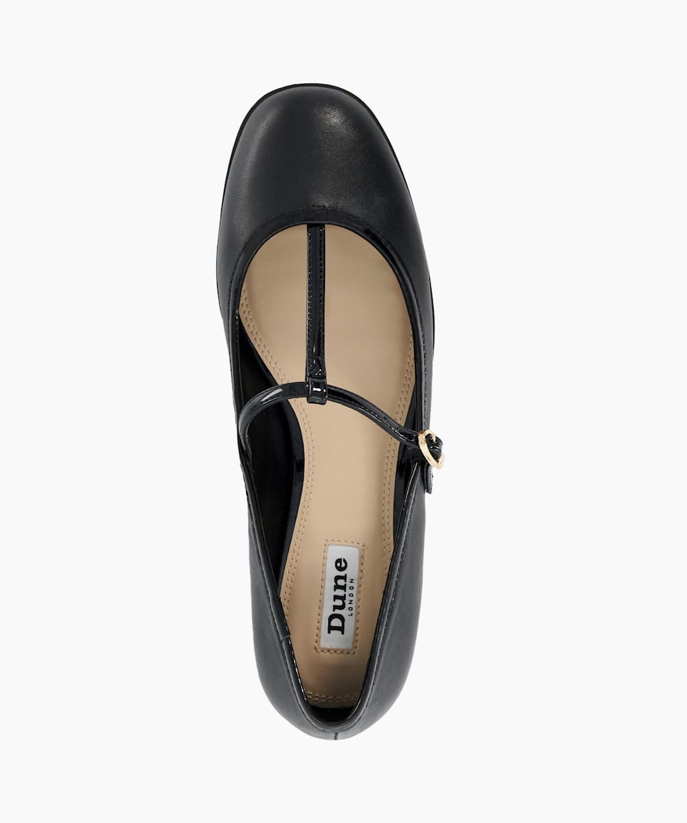 T bar ballet flats sales