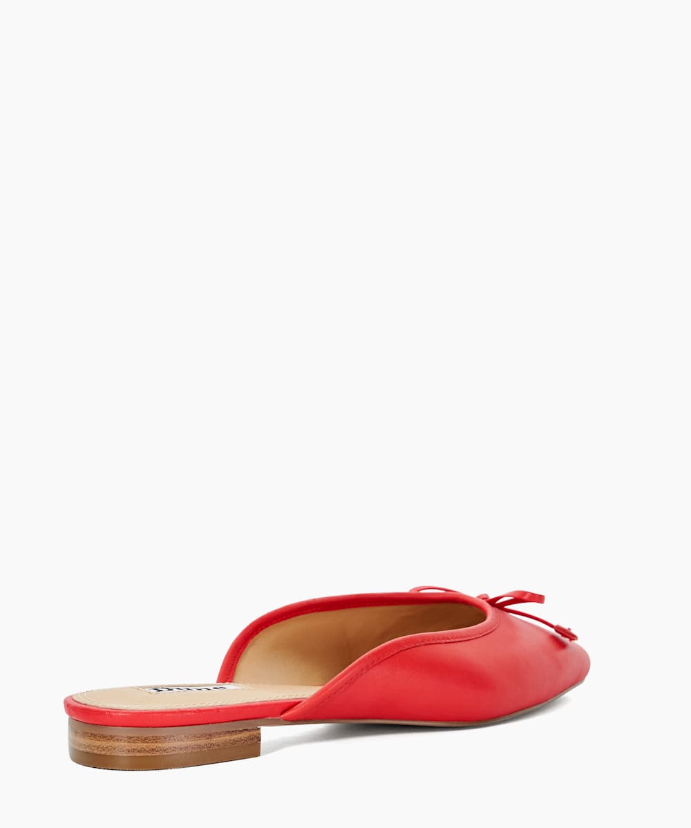Red loafer mules hot sale