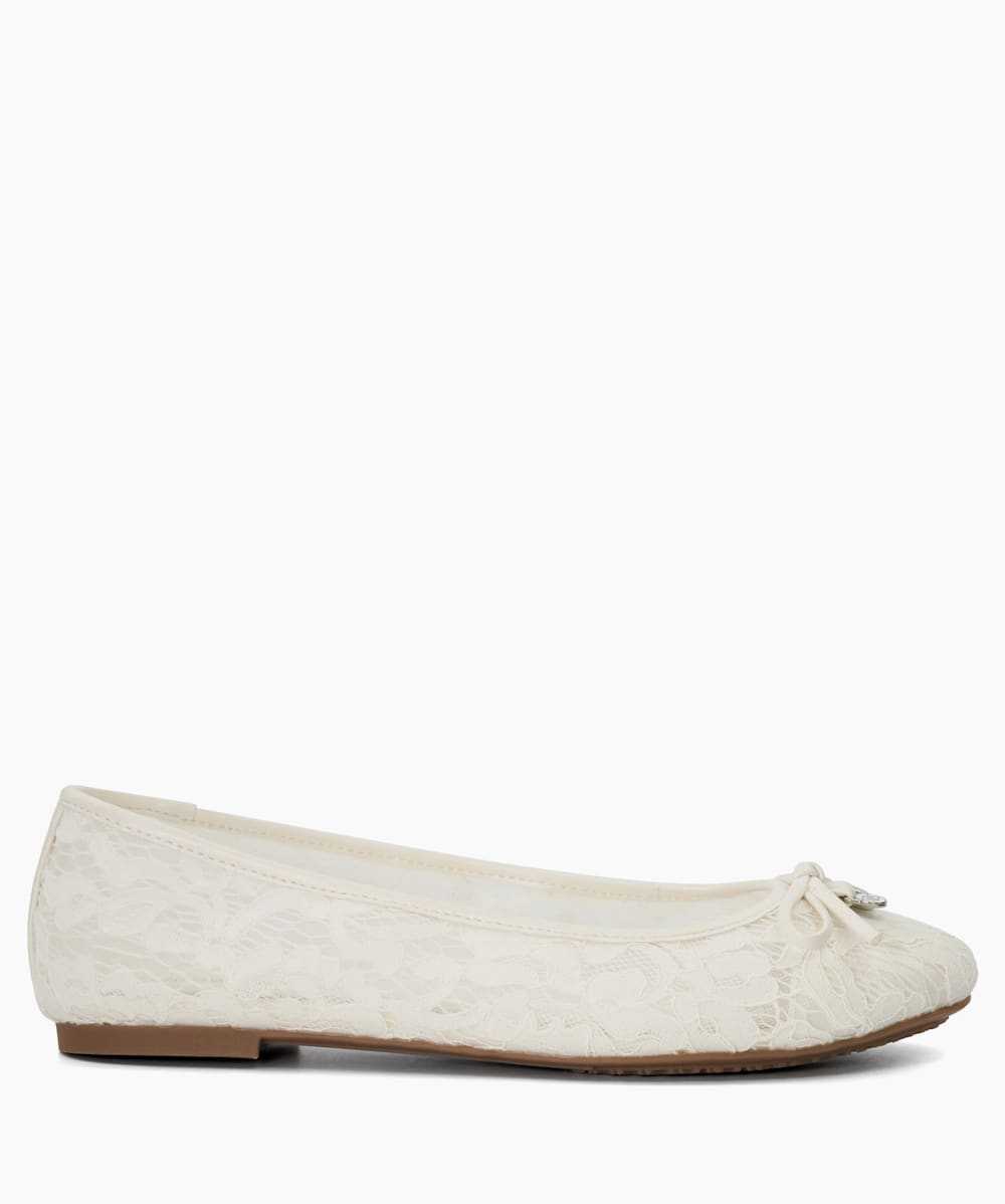 Ivory discount ballerina pumps