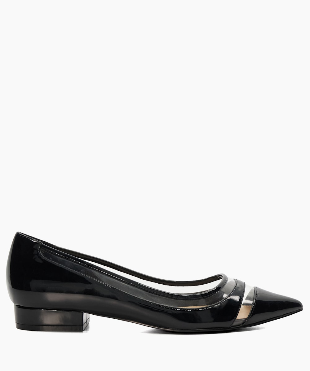 Black patent ballet discount flats