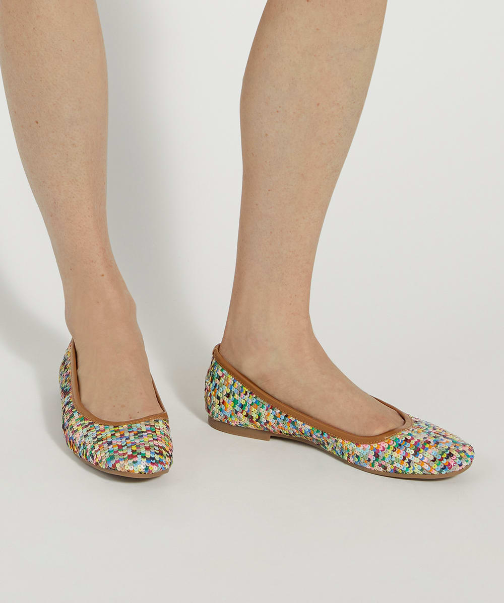 Chelsea embossed ballet flat clearance