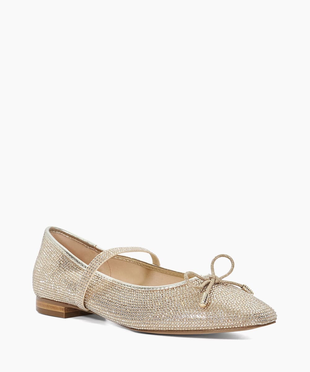 Dune embellished flat shoes on sale