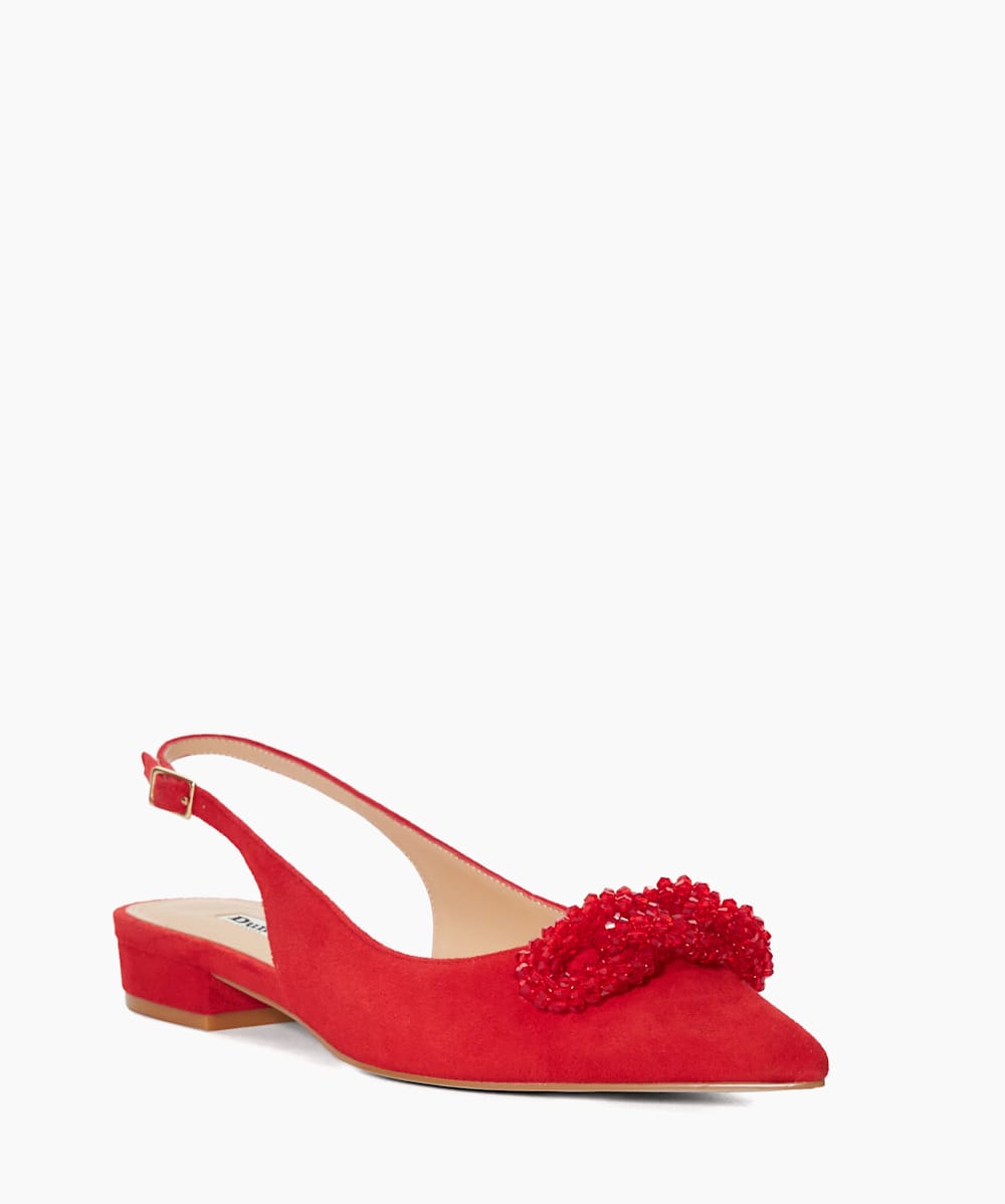 Dune red shoes shop