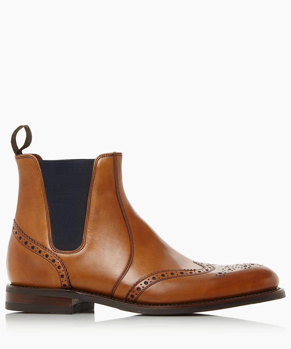 Loake brogue chelsea boots sales