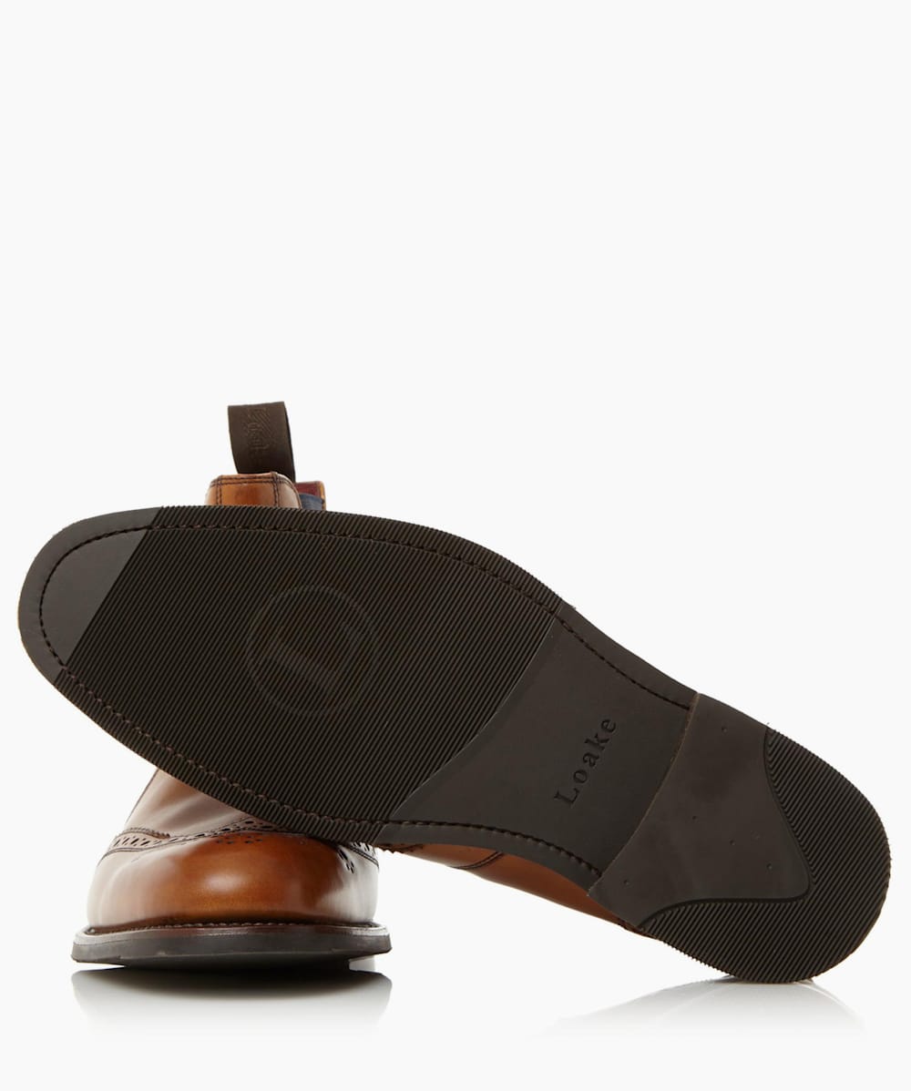 Loake immaculate Hoskins black brogue