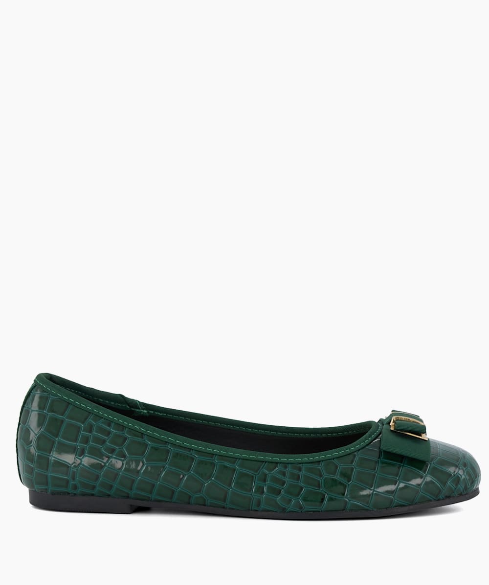 Chelsea embossed heeled ballet flat store