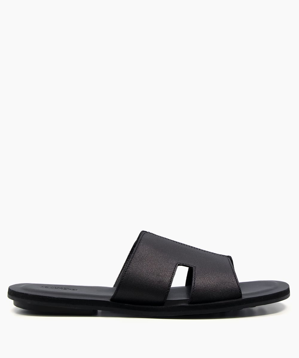 Dune leather sandals clearance