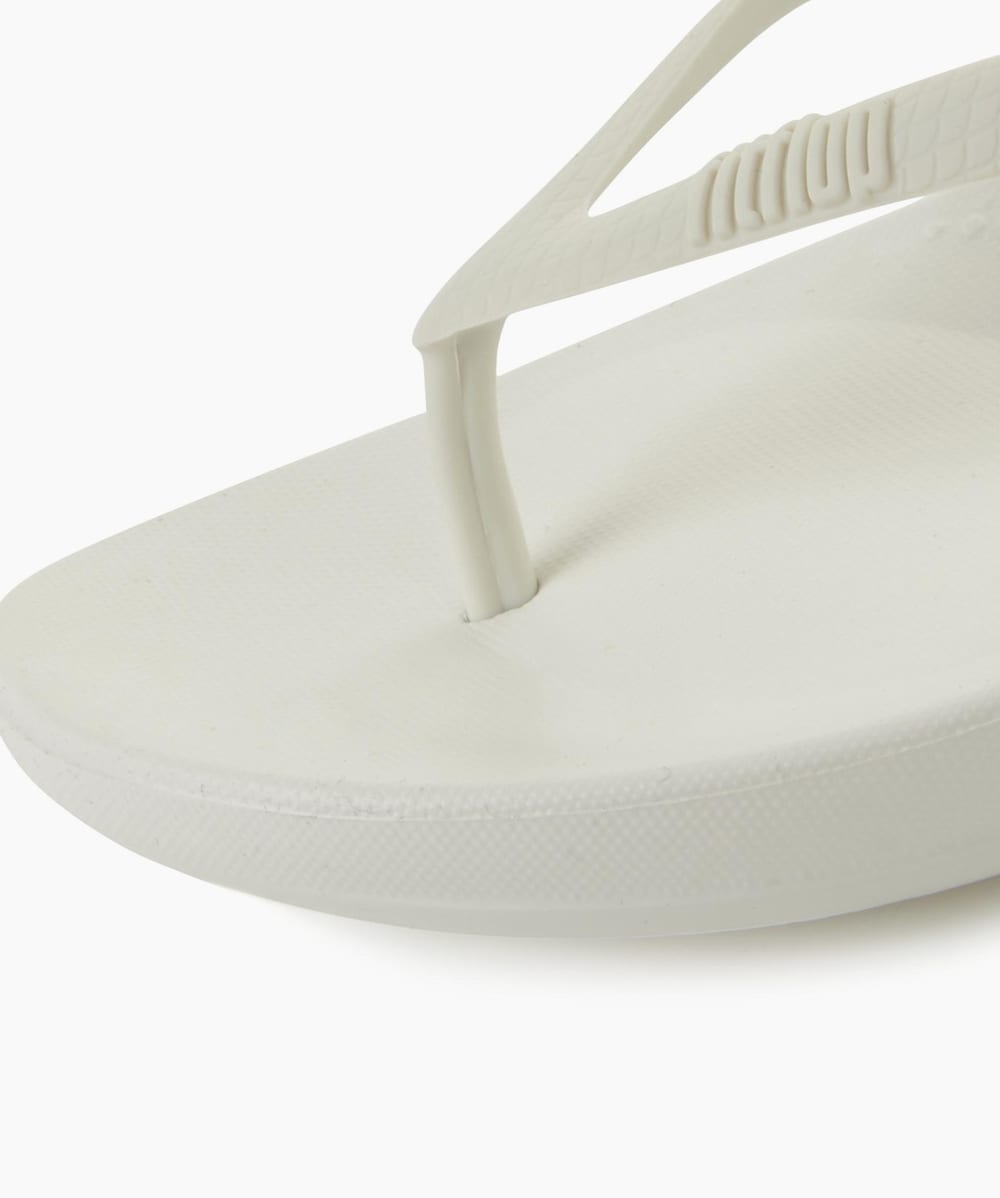 White wedge flip flops cheap