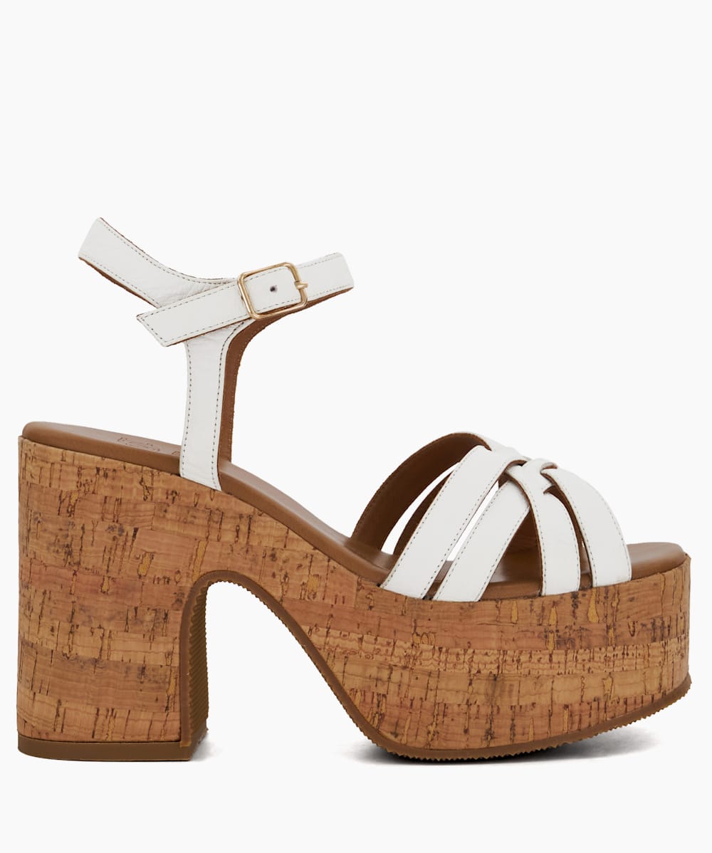 Cork platform sandal discount
