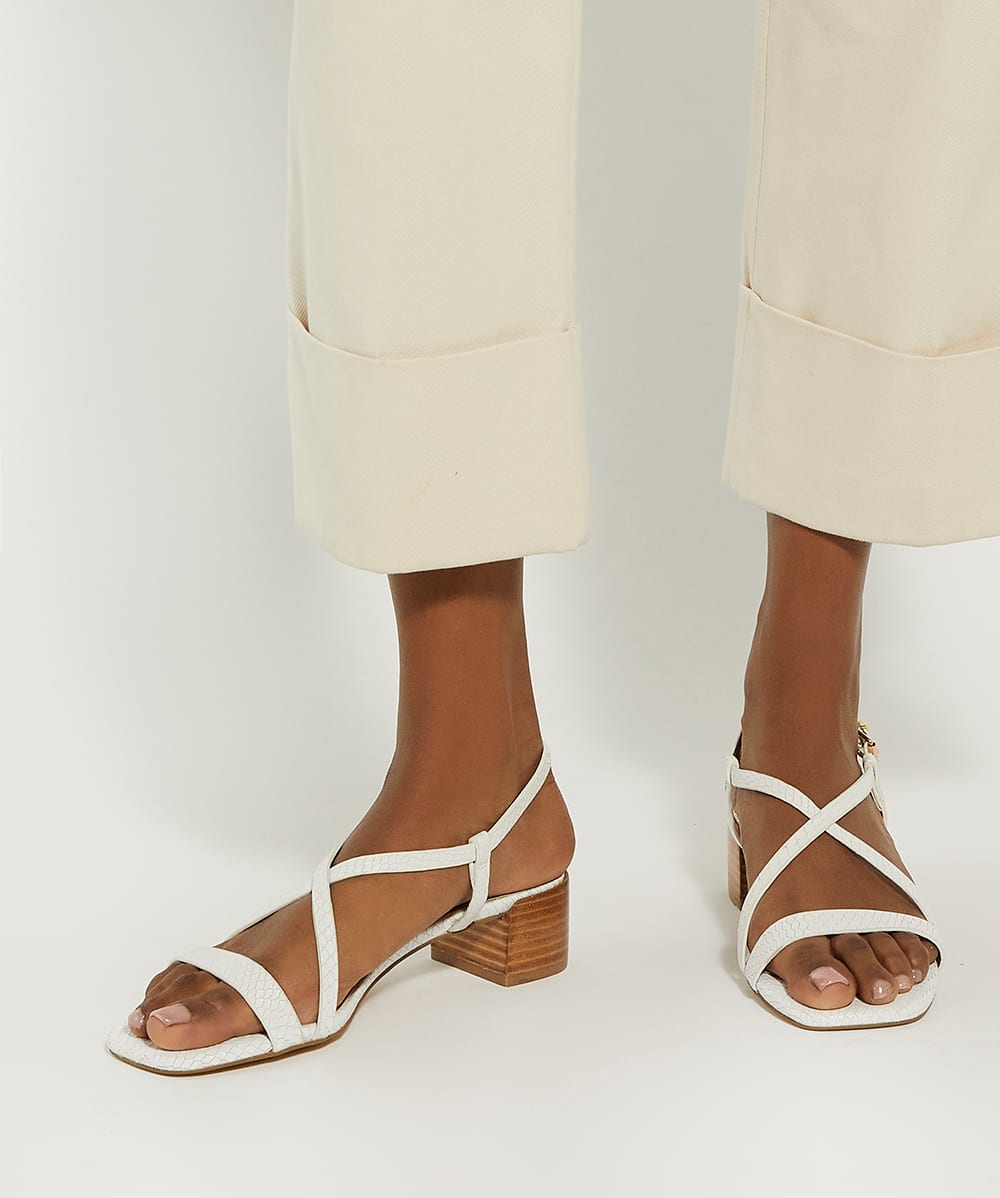 Topshop block heel sandals outlet
