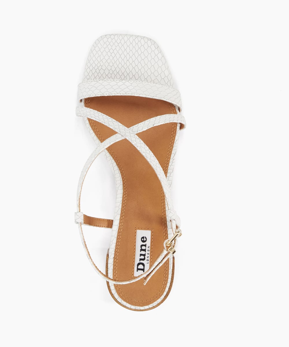 Dune white sandals store