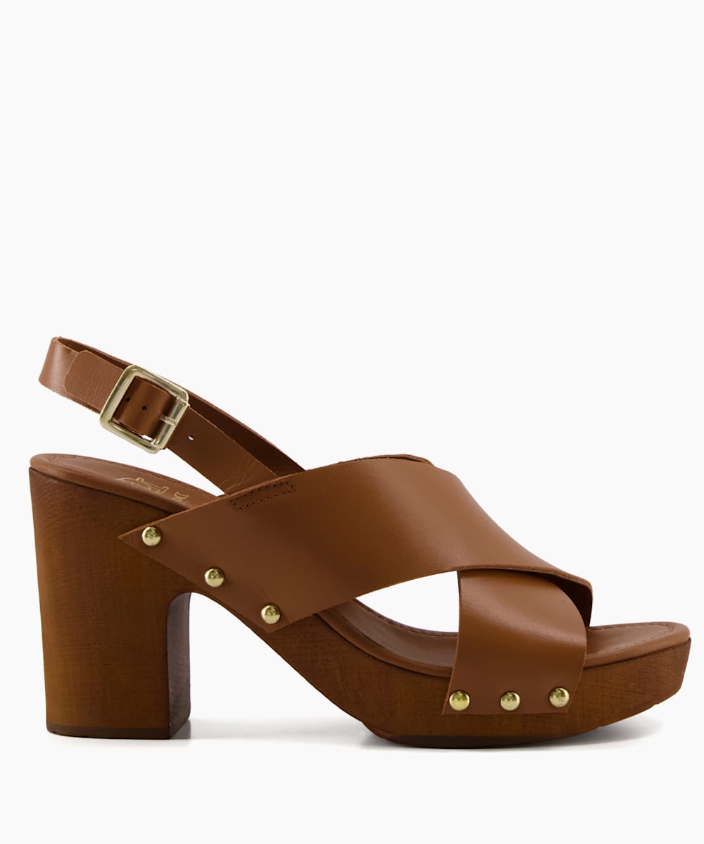 Tan clog heels new arrivals
