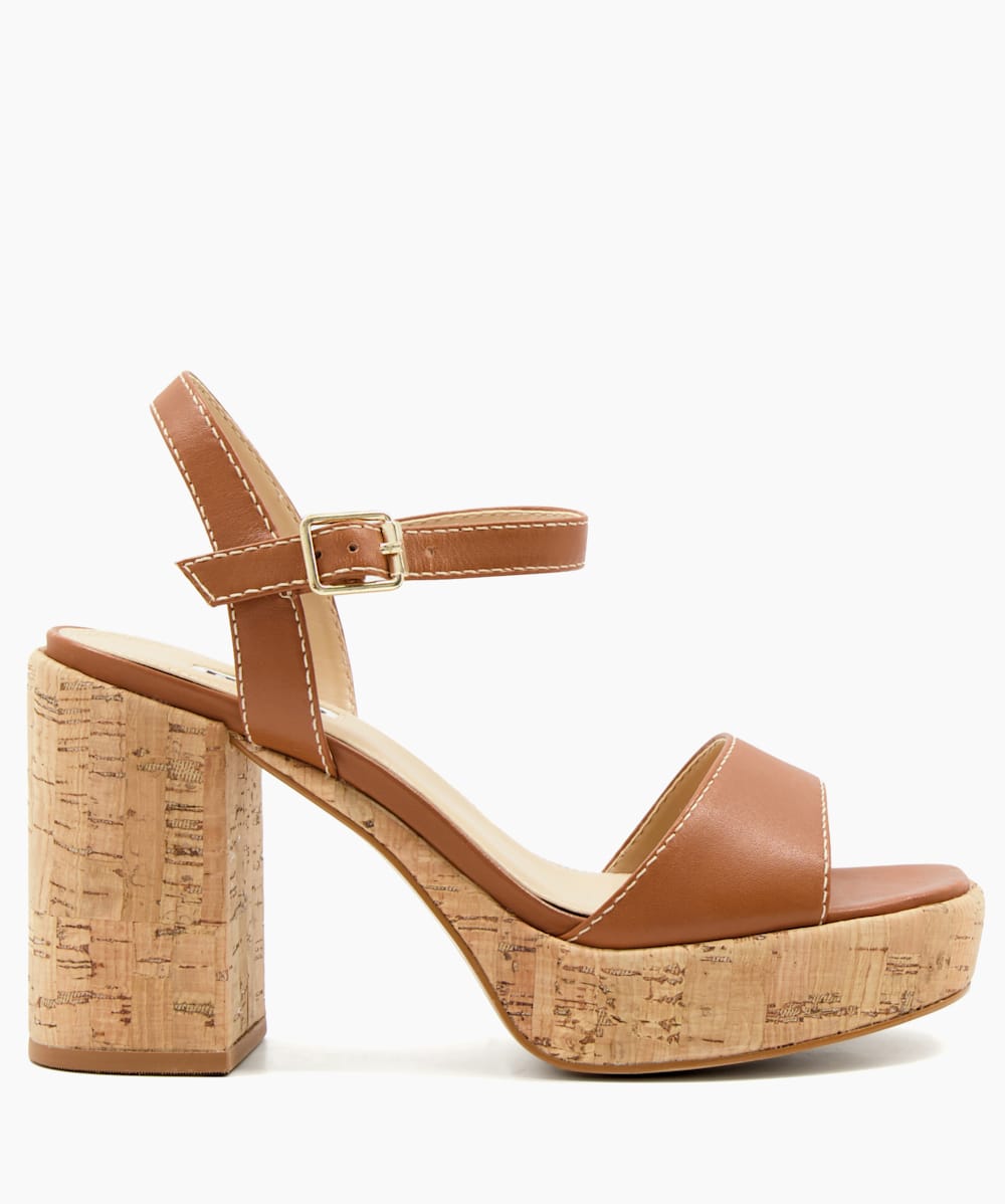 Jodi Tan Cork Platform Sandals Dune London