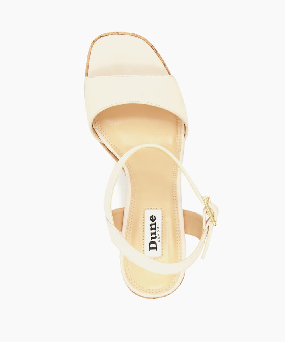 Dune nude sales sandals