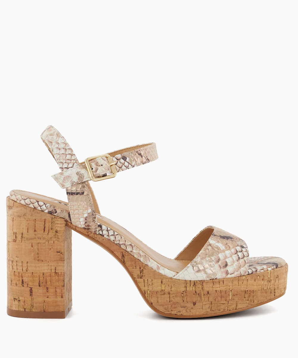 Cork platform shop sandals