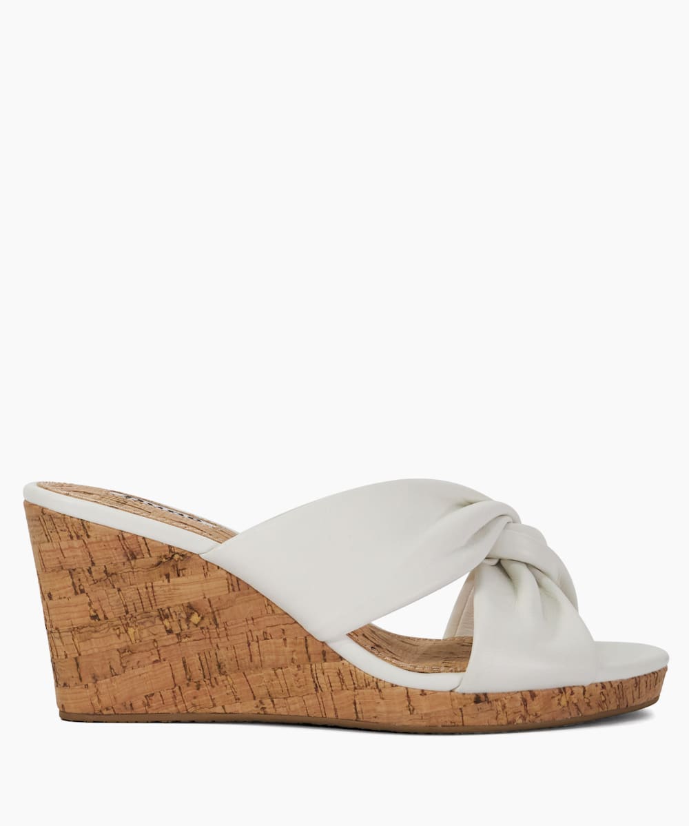 Soludos knotted wedge top