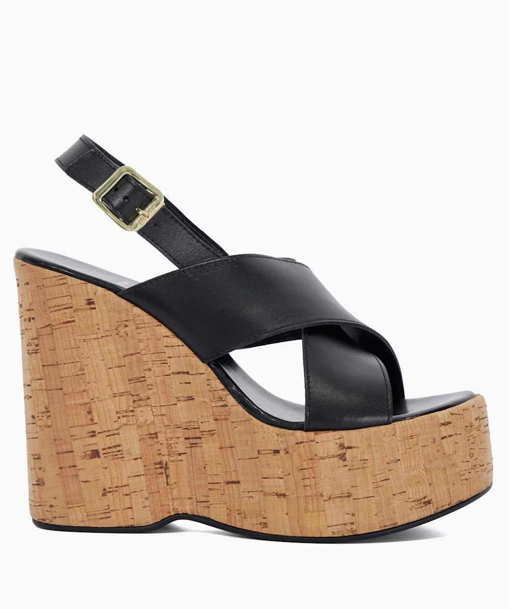 Abbott leather wedge new arrivals