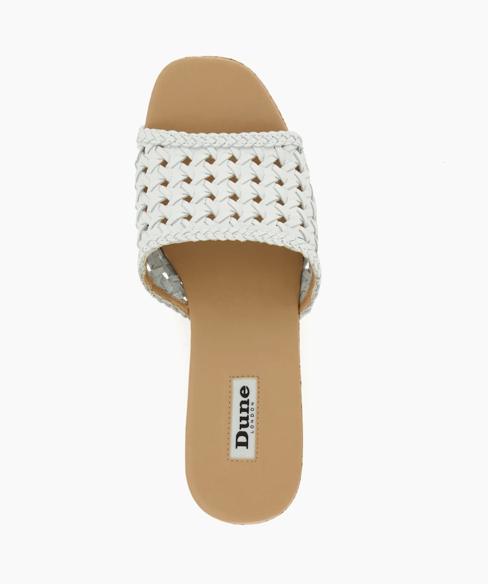 Dune woven sandals cheap