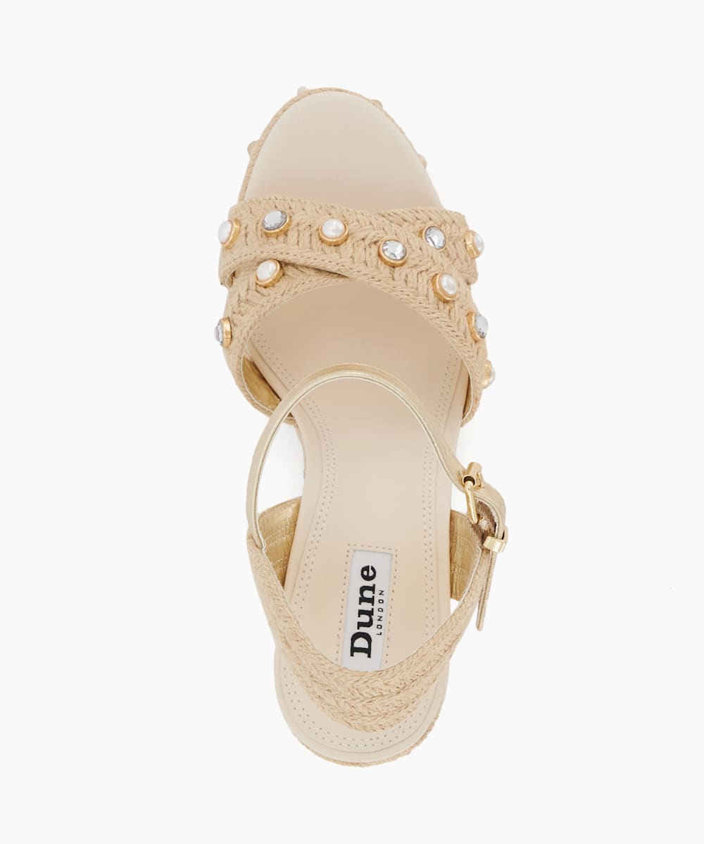 Dune jewelled sandals hotsell