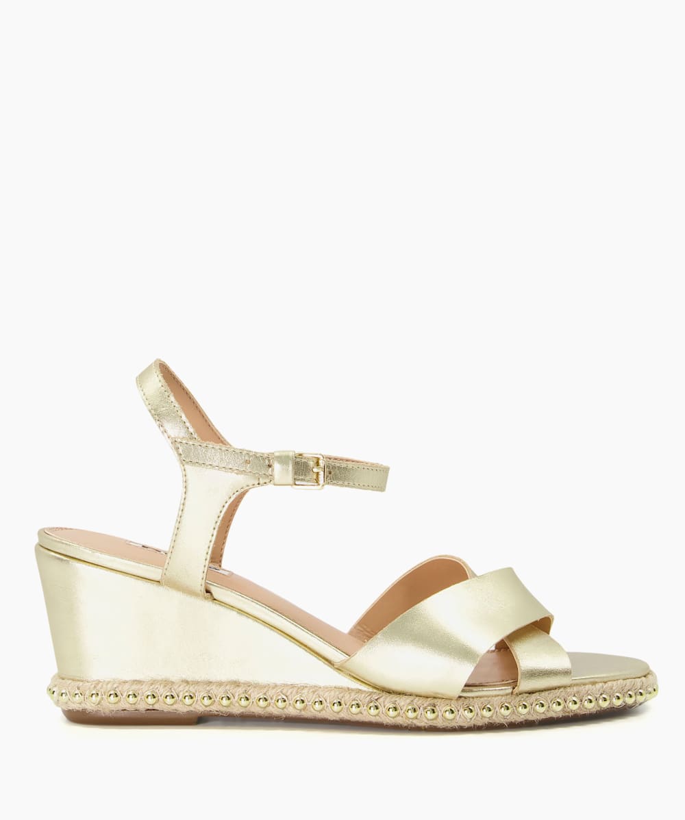 Champagne wedges on sale