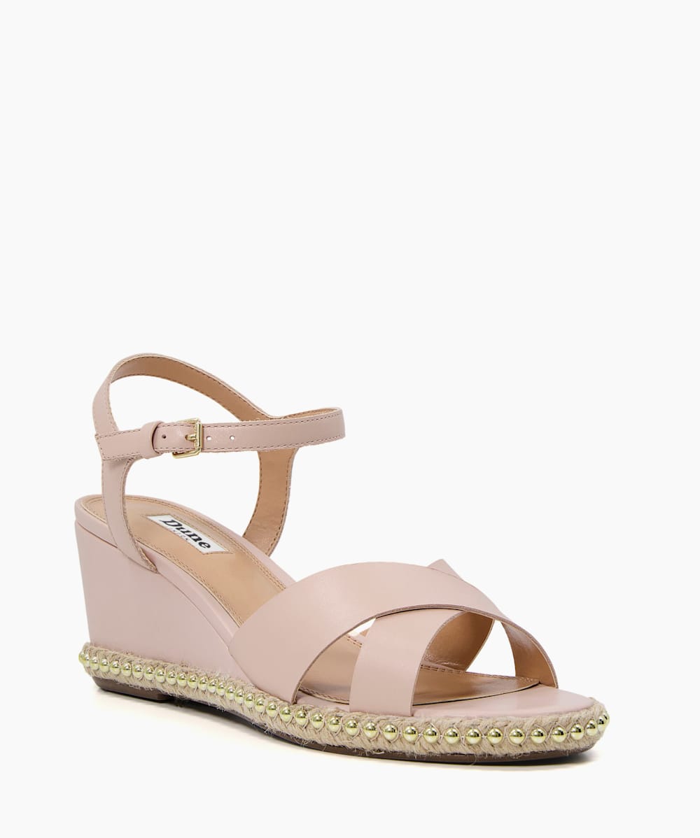 Rose gold stud wedges new arrivals