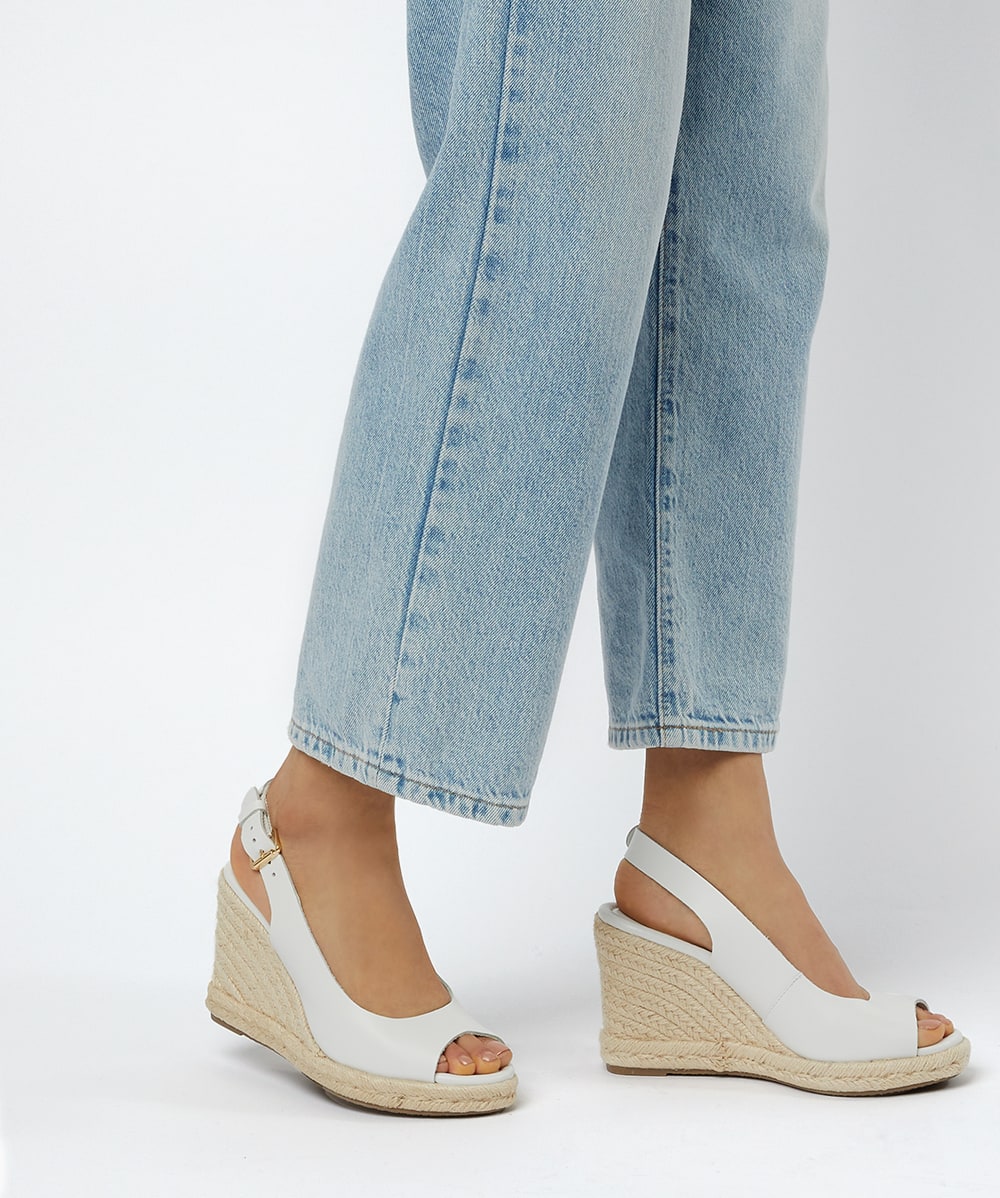 Dune white wedges online