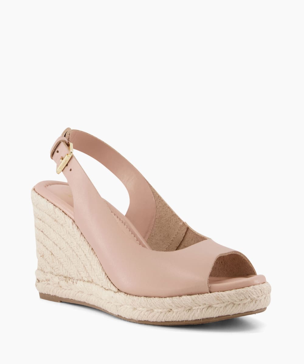 Peep store toe wedges