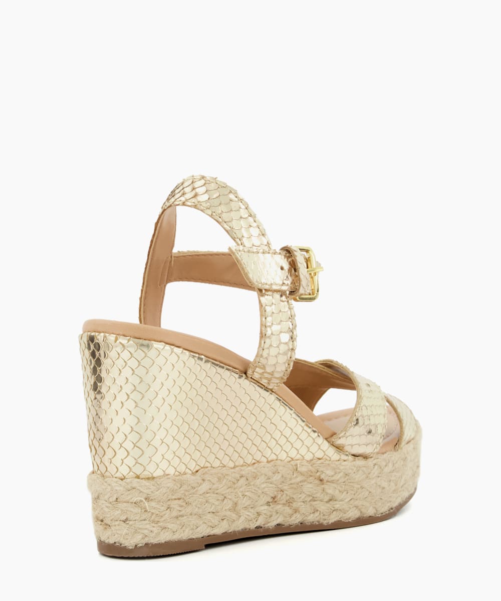 Women gold wedges 2025
