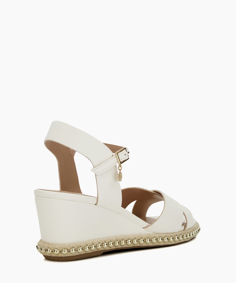 Dune wedges white sales