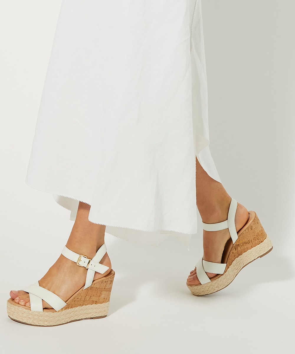 Woven wedge heels discount