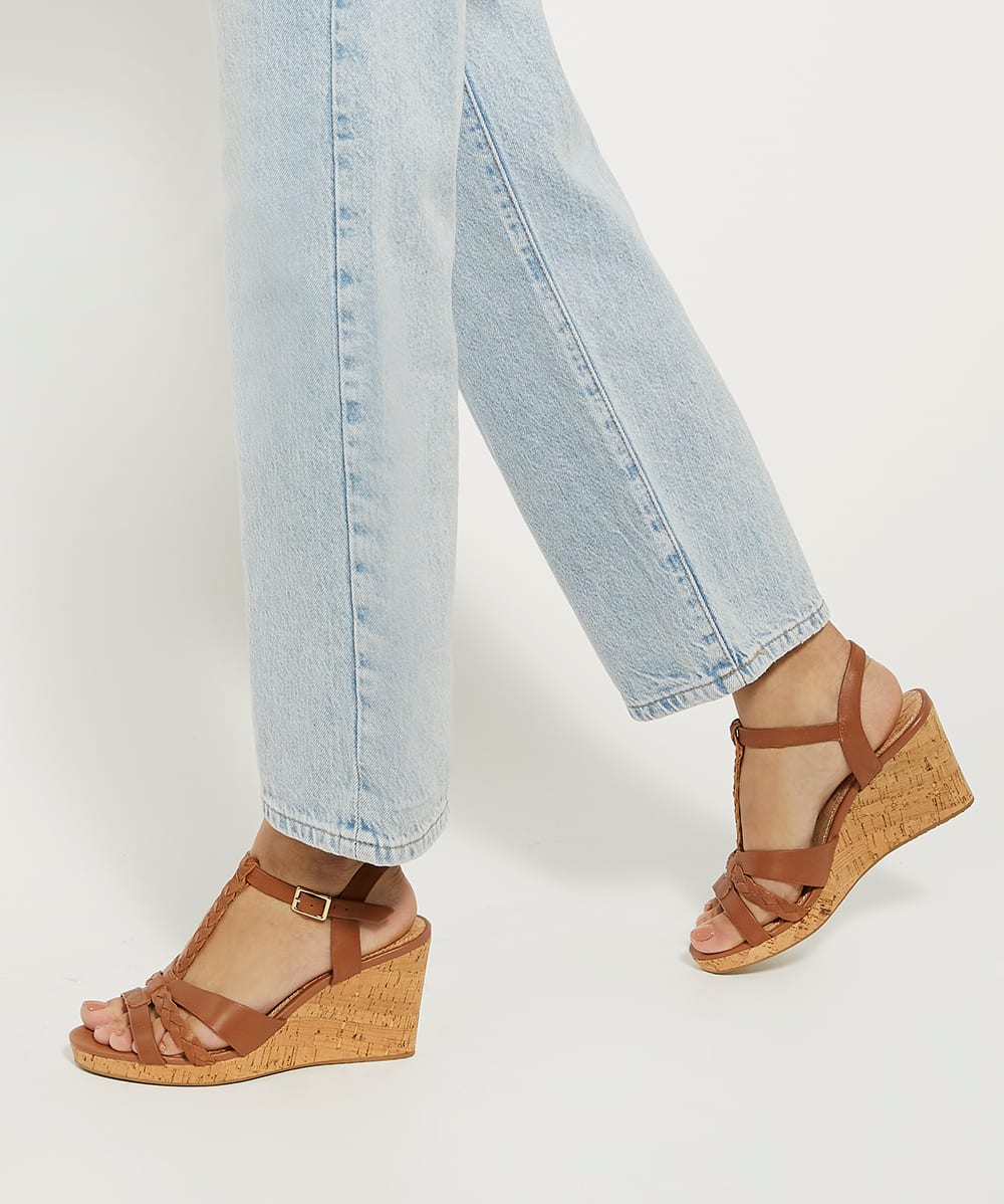 Tan wedges dune on sale