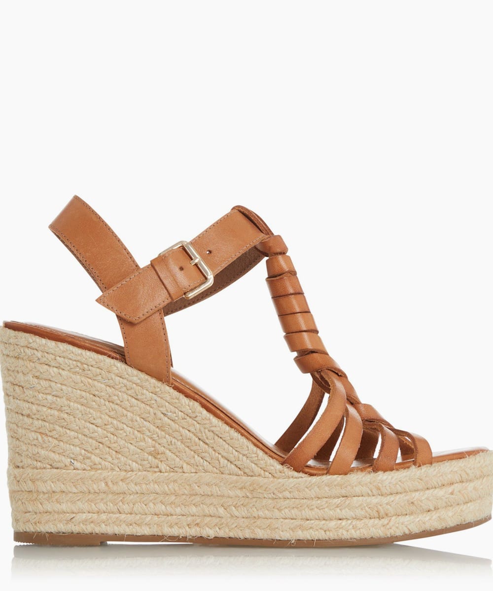 Tan sale wedge mules