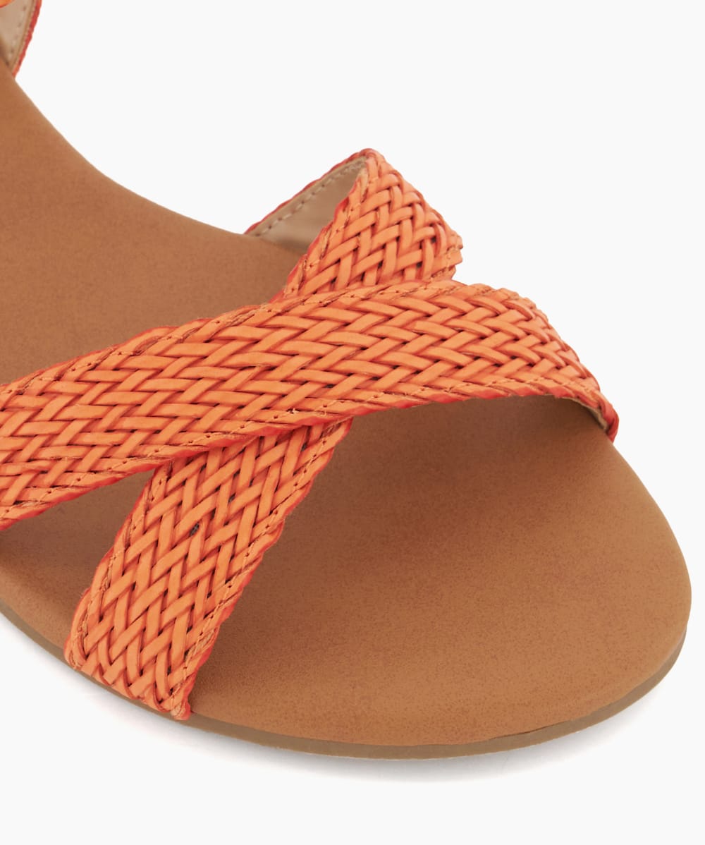 Flat woven sandals cheap