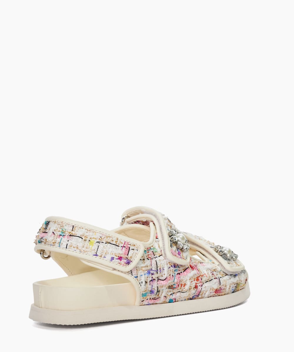 Lamara Multi Double Strap Embellished Sandals Dune London