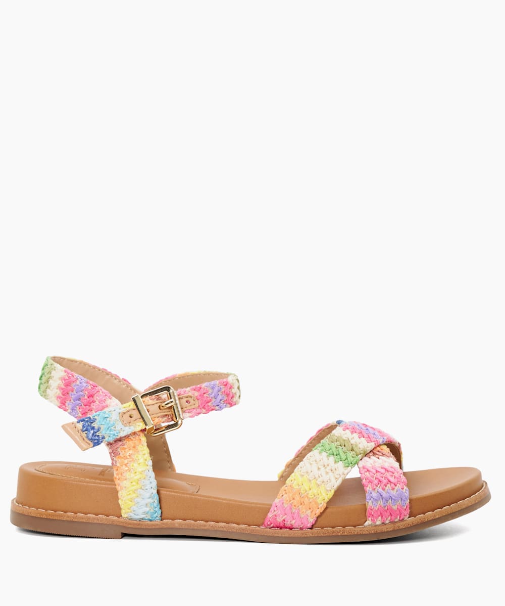 Rainbow sandals with matching purse new arrivals