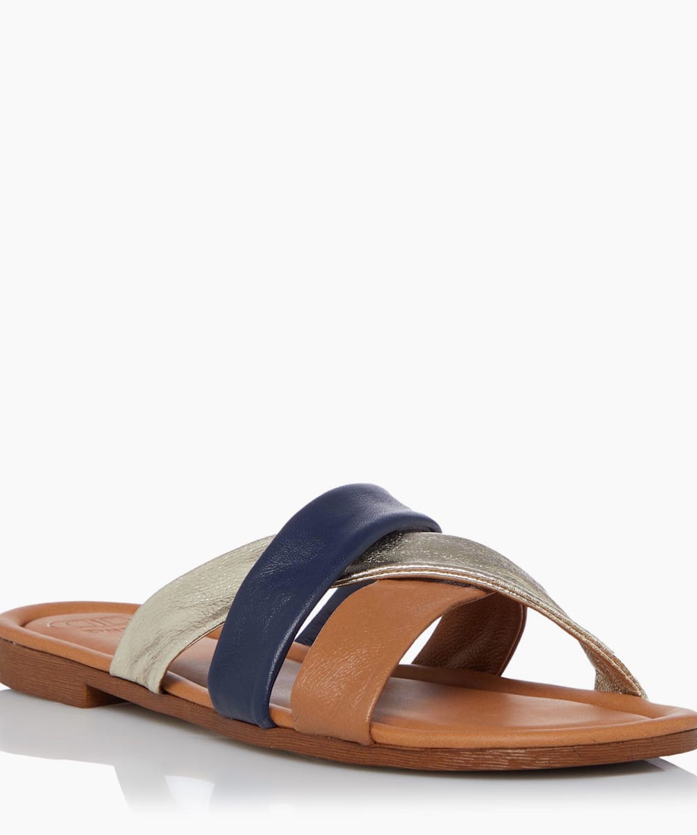 Tan coloured shop sandals