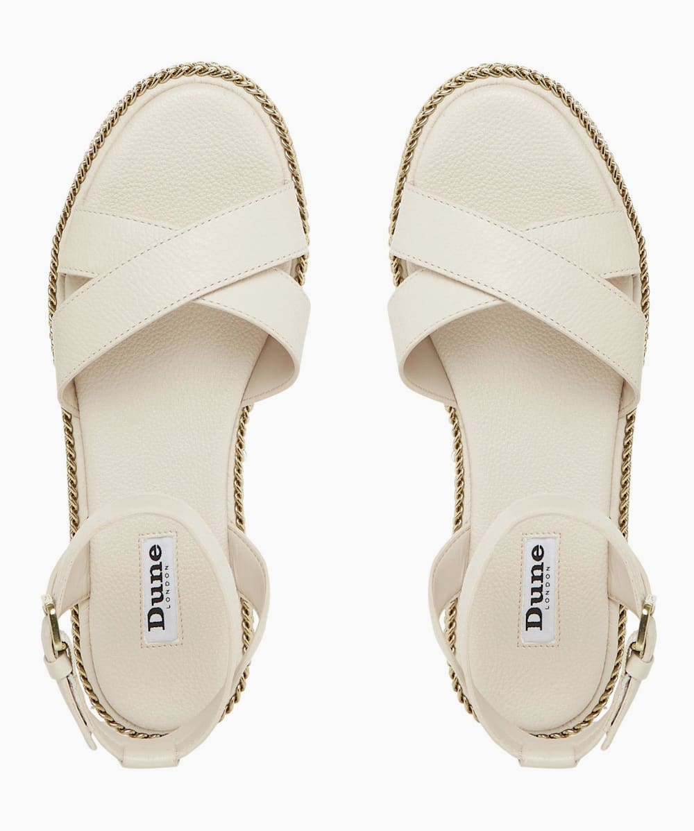 Dune espadrille clearance sandals