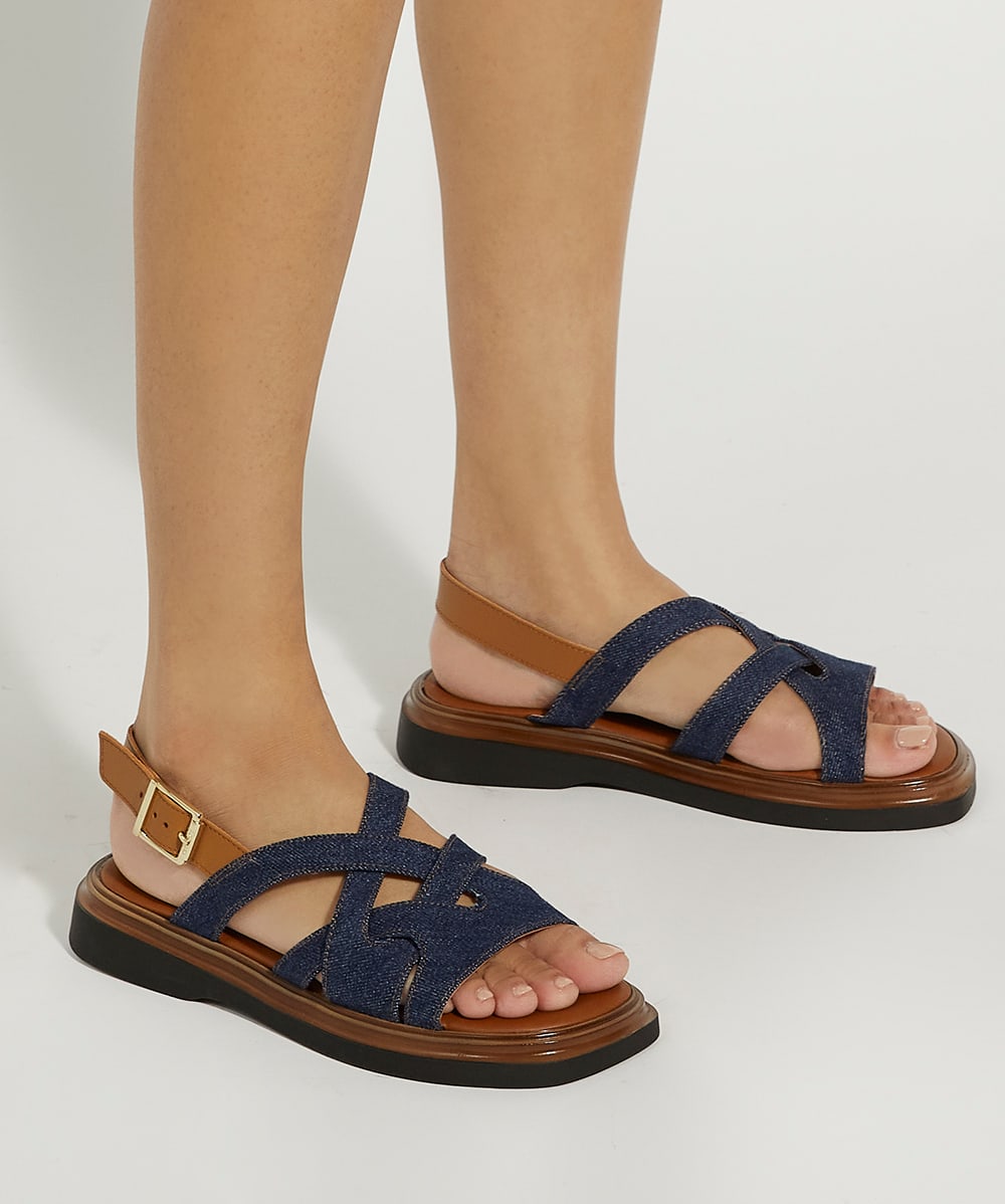 Dune navy blue sandals shop