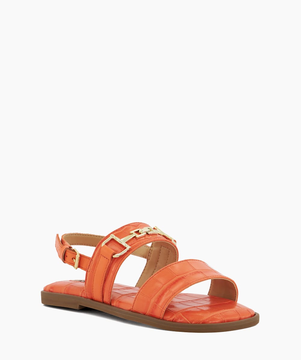 Dune orange sandals hotsell