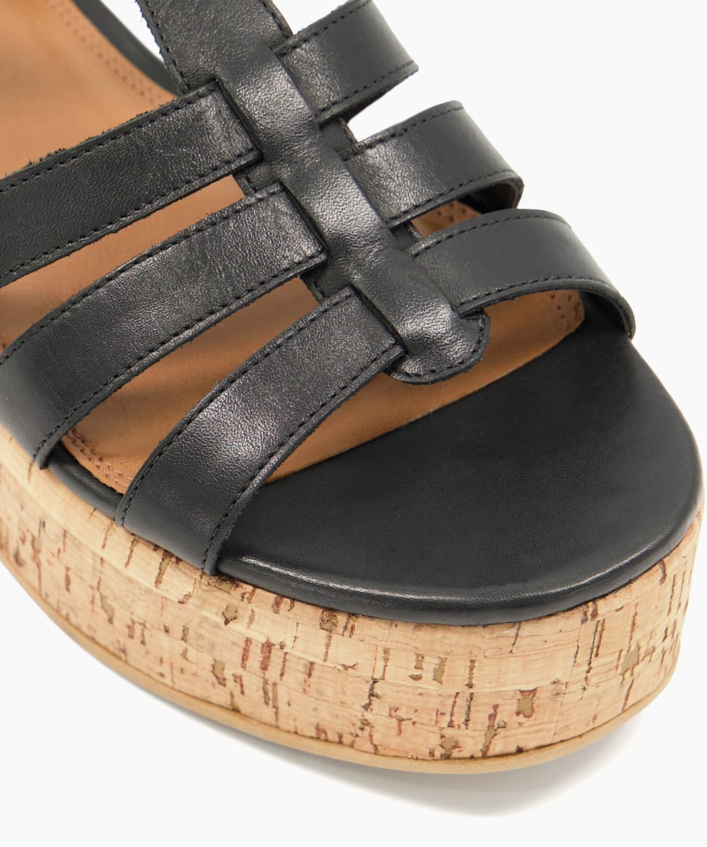 Cork flatform sandals on sale