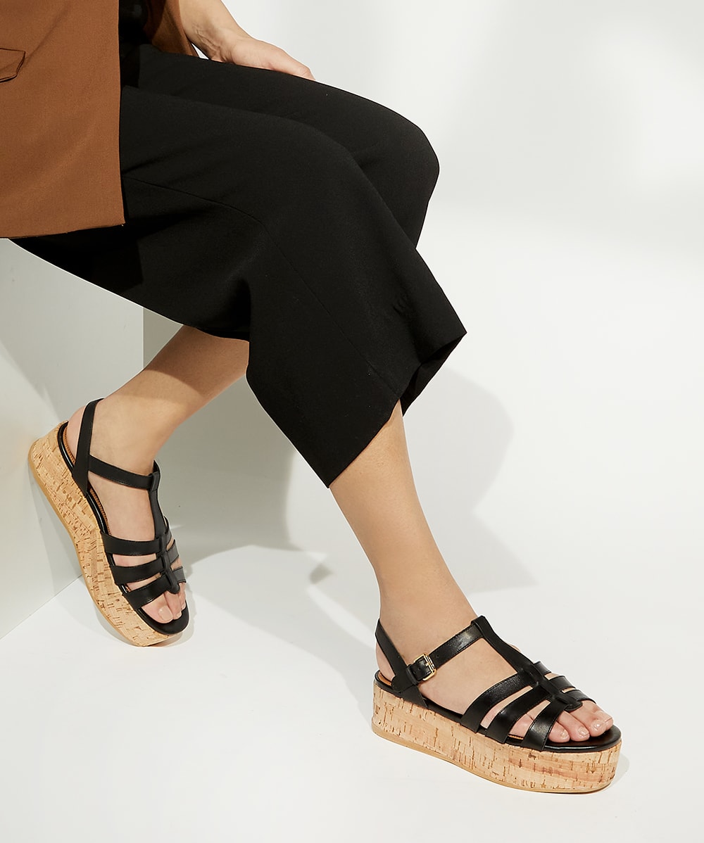 Cork flatform sandals sale