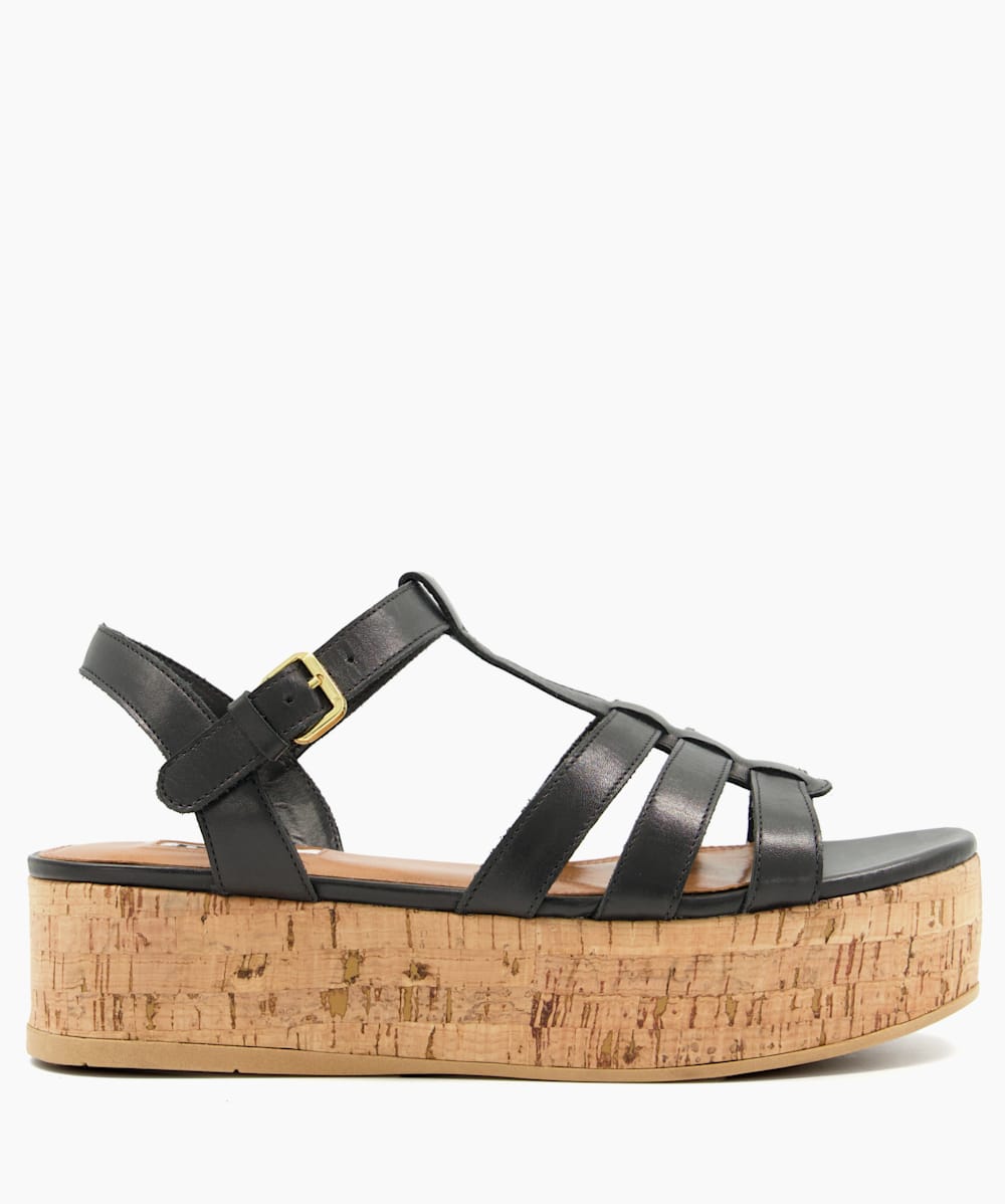 Dune cork hot sale sandals