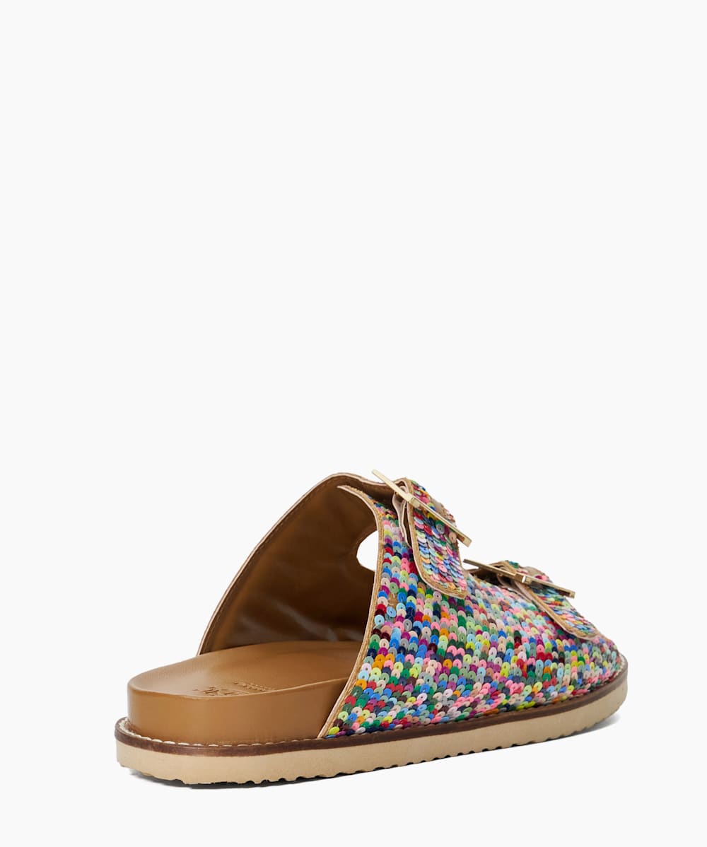 Dune sparkly flip flops discount