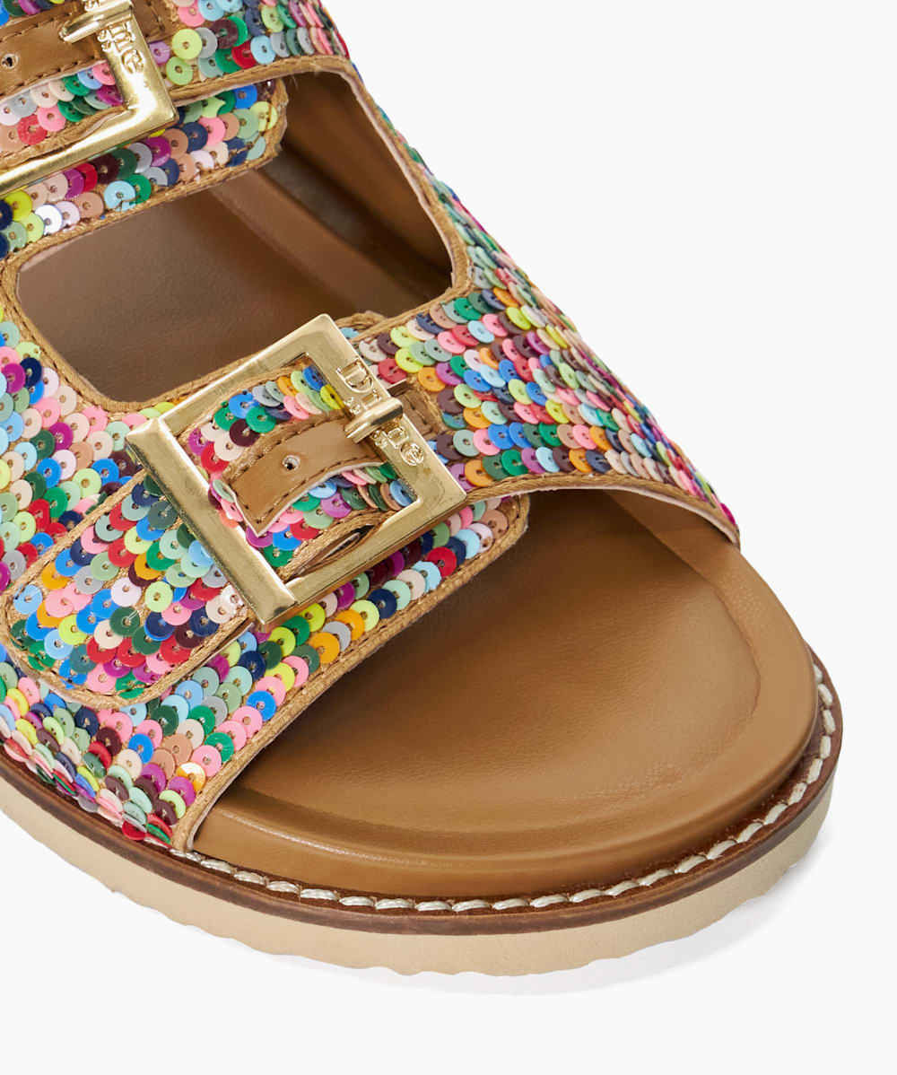 Sequin sandals tupper
