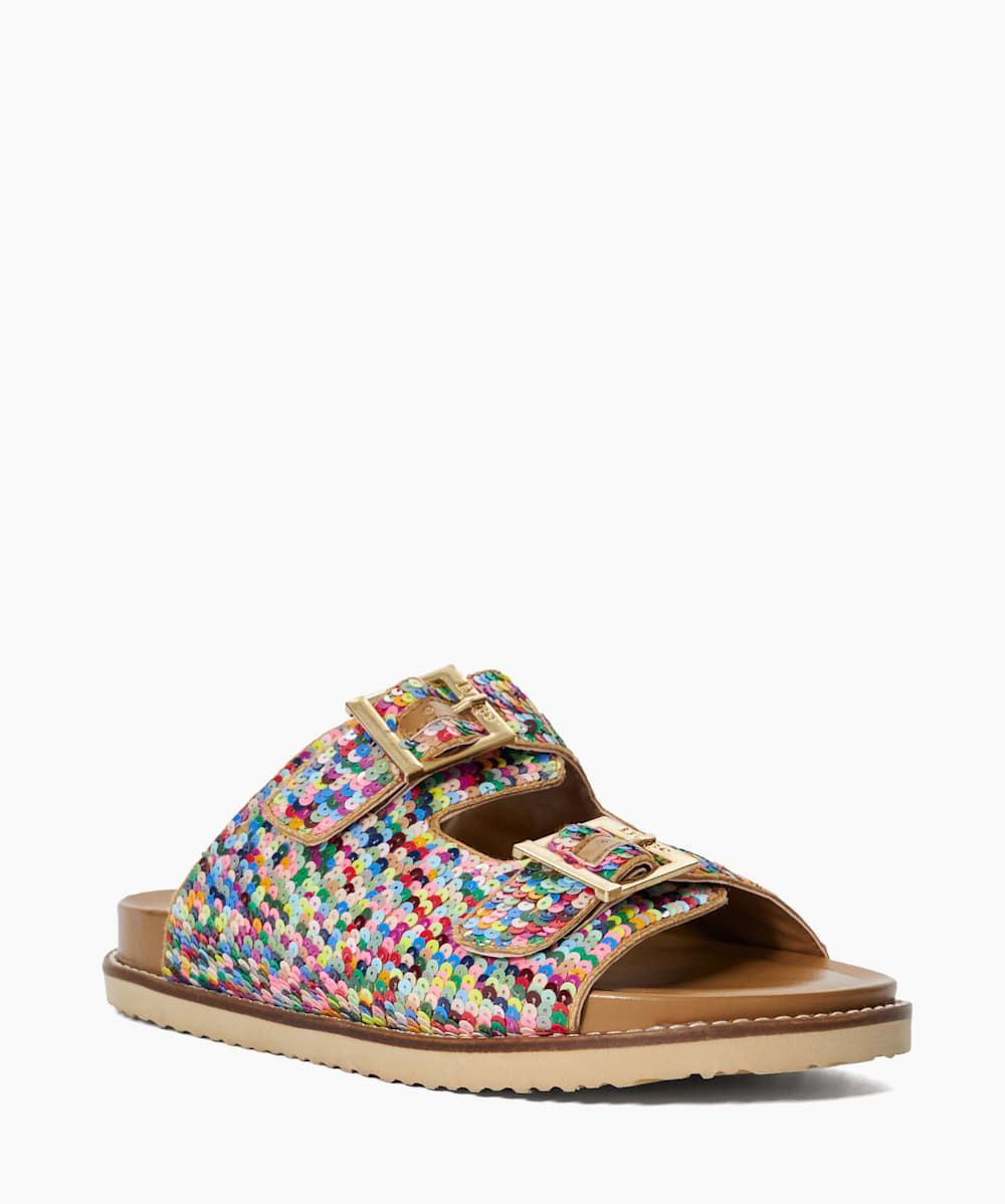 Women's sequin sandals best sale