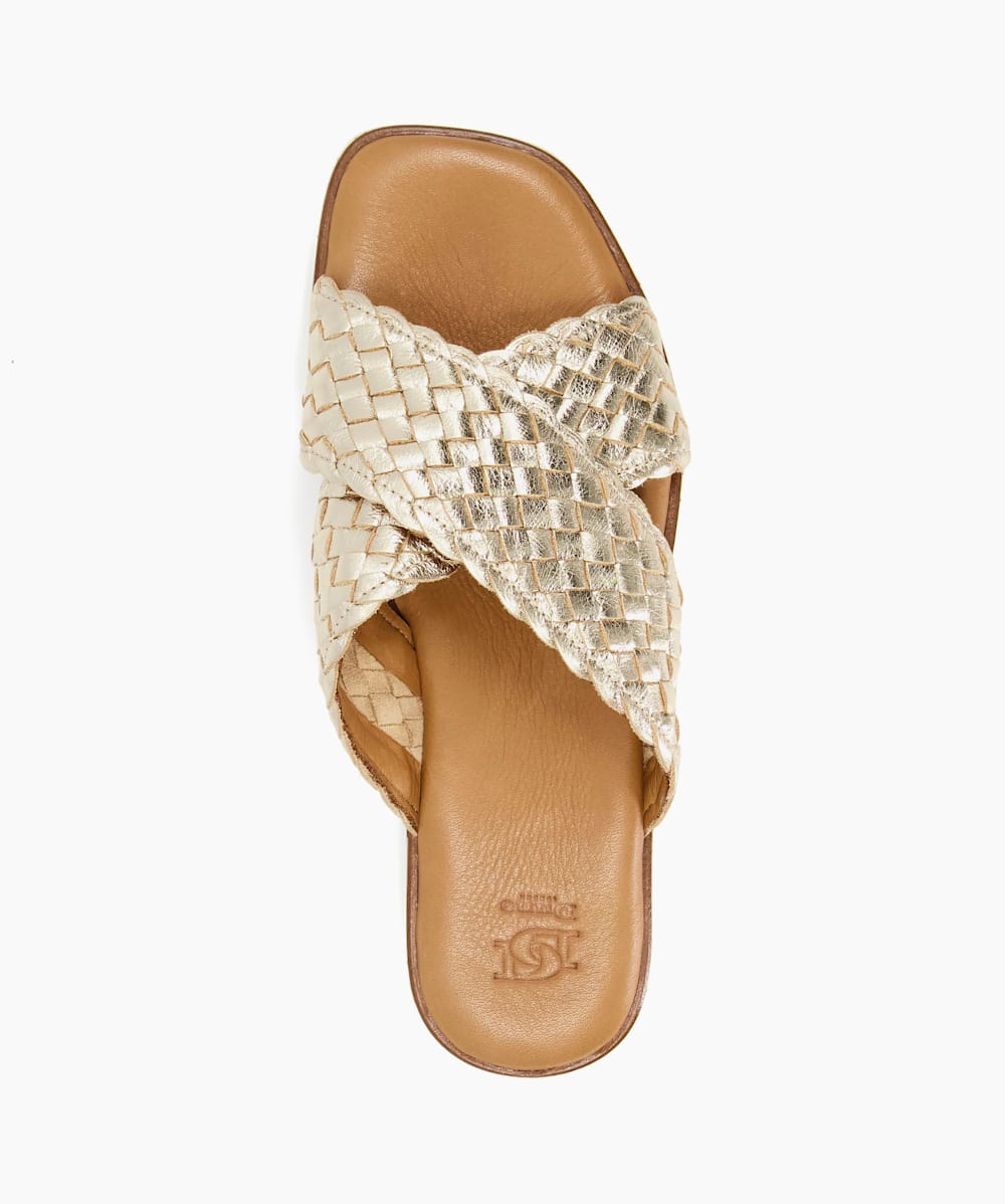 Ladies gold sliders new arrivals