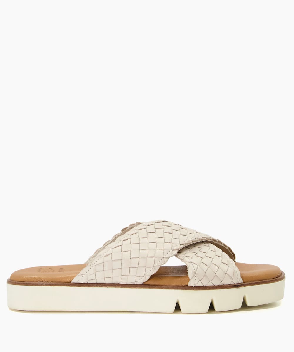 Womens leather sliders uk sale