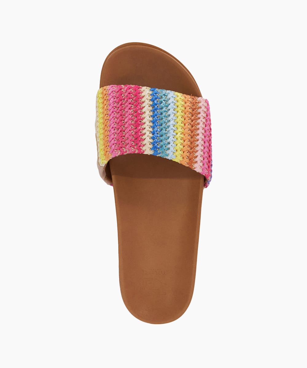 Rainbow slide sandals clearance